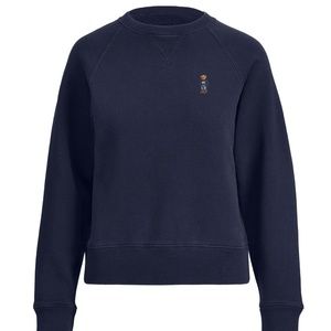 *NEW Navy Polo Bear Ralph Lauren Crew Neck Fleece
